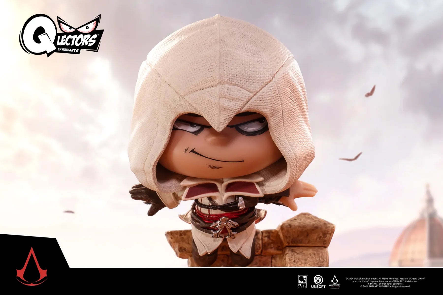 PURPA035AC Assassin's Creed - Ezio Leap of Faith Qlectors Figure - Pure Arts - Titan Pop Culture