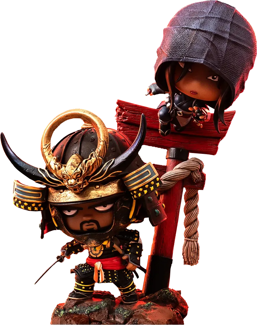 PURPA037AC Assassin's Creed - Naoe & Yasuke Qlectors Figure - Pure Arts - Titan Pop Culture