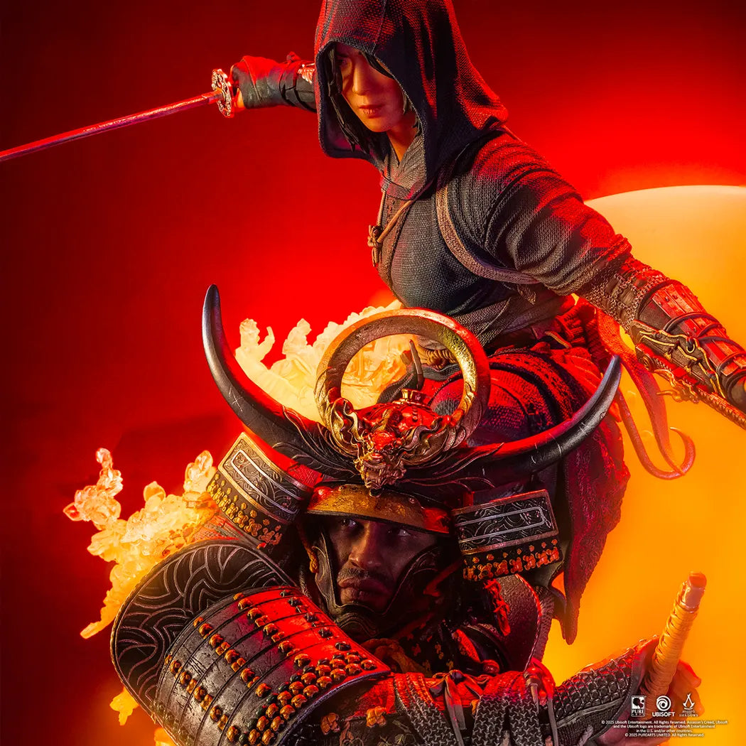 PURPA045AC Assassin's Creed: Shadows - Animus Naoe & Yasuke 1:4 Scale Statue - Pure Arts - Titan Pop Culture