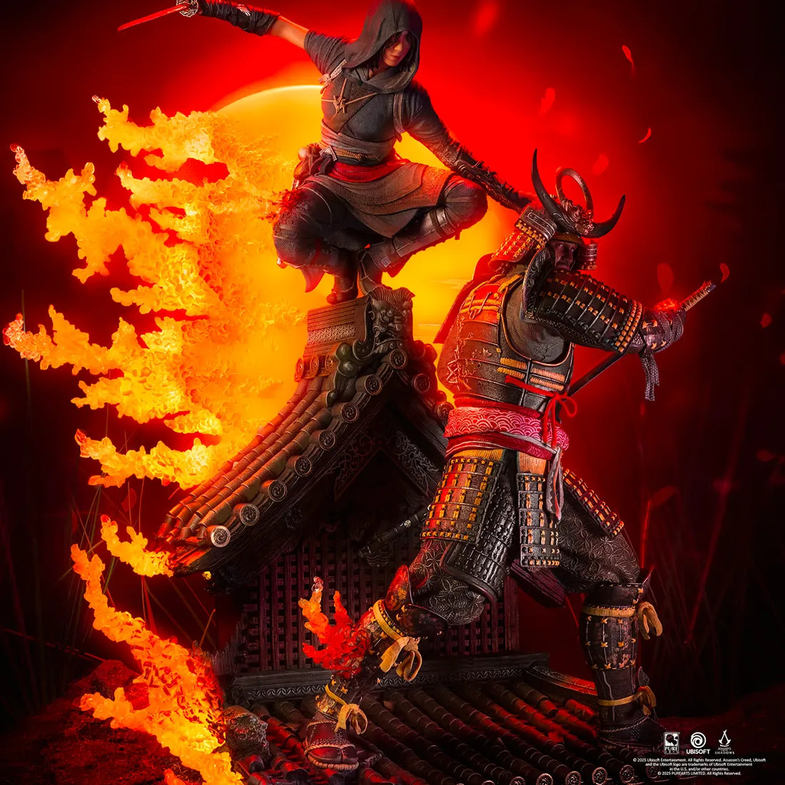 PURPA045AC Assassin's Creed: Shadows - Animus Naoe & Yasuke 1:4 Scale Statue - Pure Arts - Titan Pop Culture