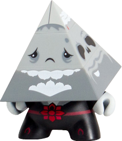 Dunny - 3" Pyramidun Grey Dunny Vinyl