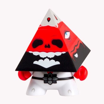 Dunny - 3" Pyramidun Red Dunny Vinyl