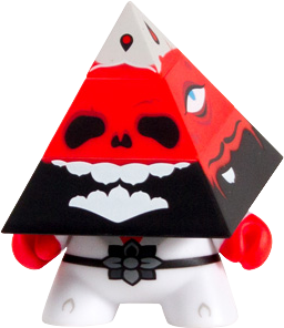 Dunny - 3" Pyramidun Red Dunny Vinyl