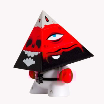 Dunny - 3" Pyramidun Red Dunny Vinyl