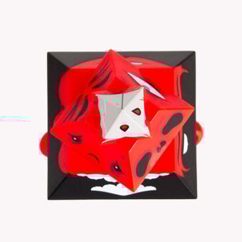 Dunny - 3" Pyramidun Red Dunny Vinyl