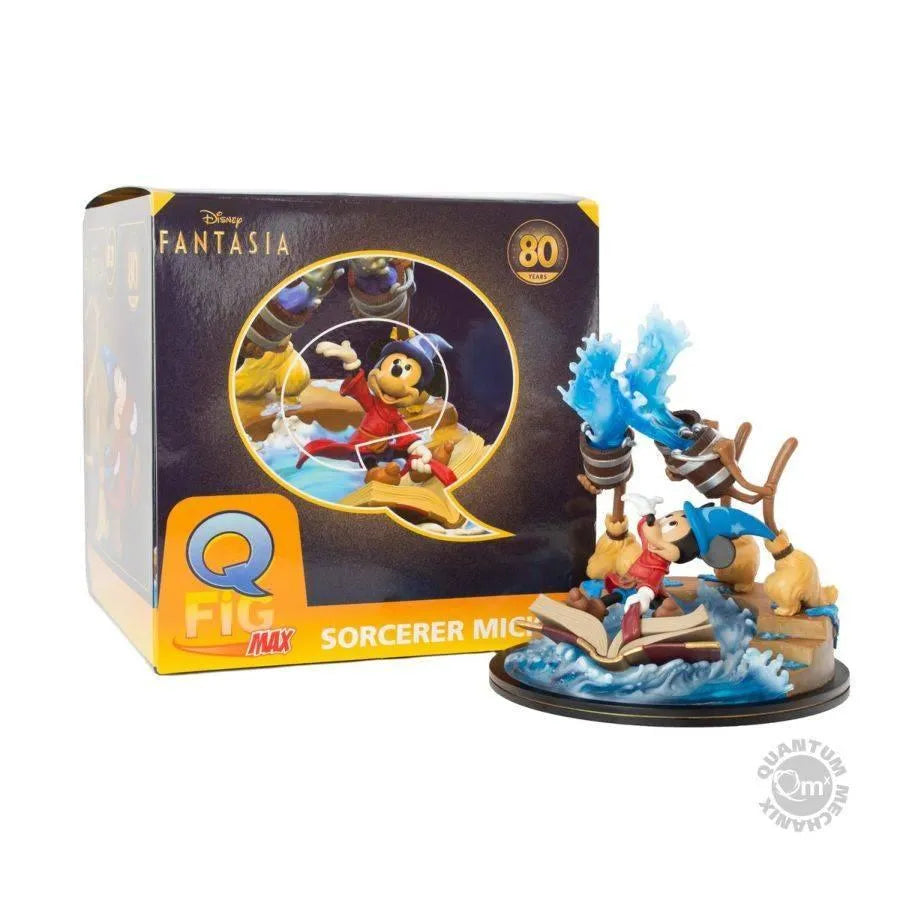 QMXDIS-0003 Fantasia - Sorcerer Mickey US Exclusive Q-Fig Max Elite - Quantum Mechanix - Titan Pop Culture