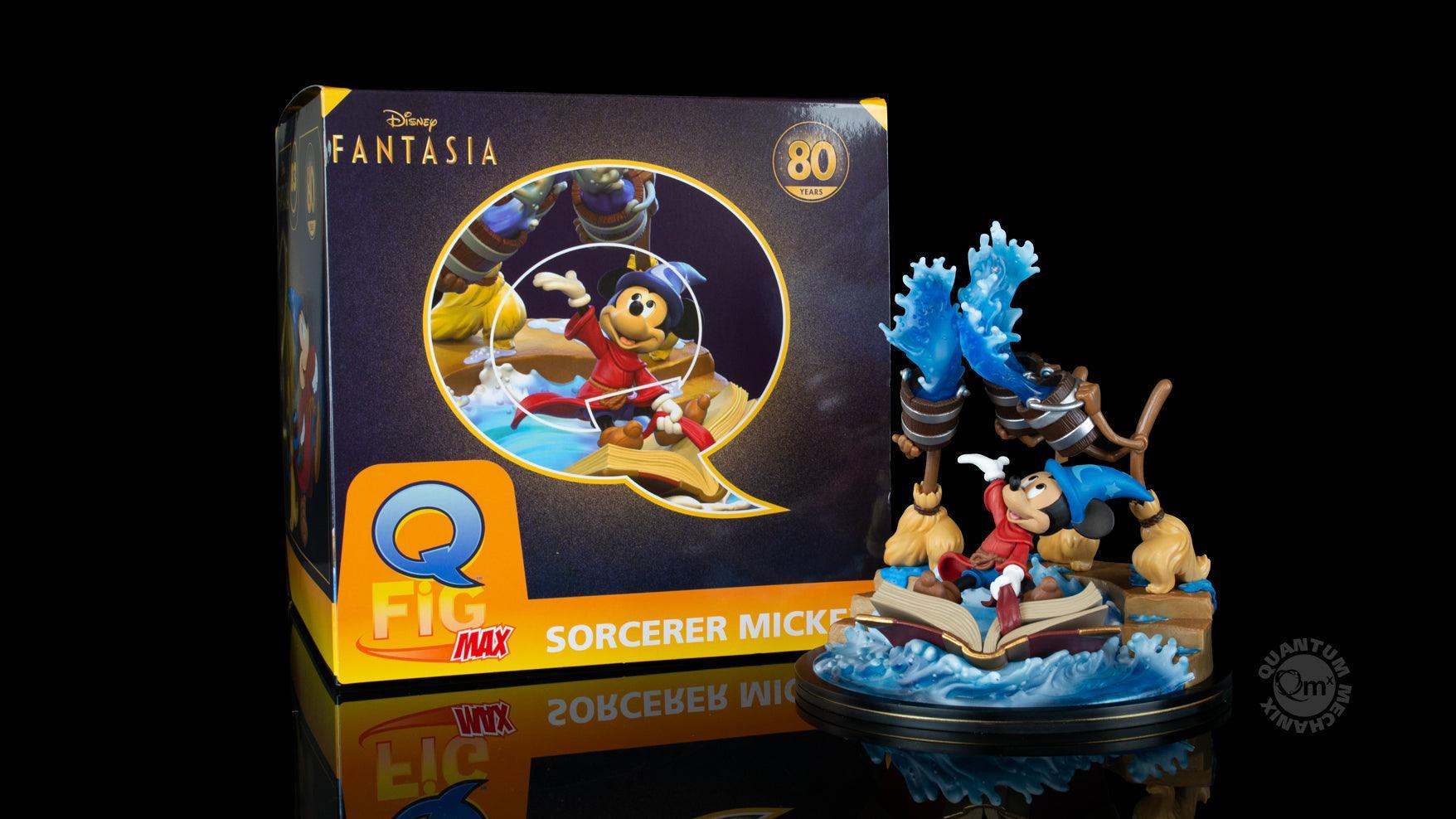 QMXDIS-0003 Fantasia - Sorcerer Mickey US Exclusive Q-Fig Max Elite - Quantum Mechanix - Titan Pop Culture