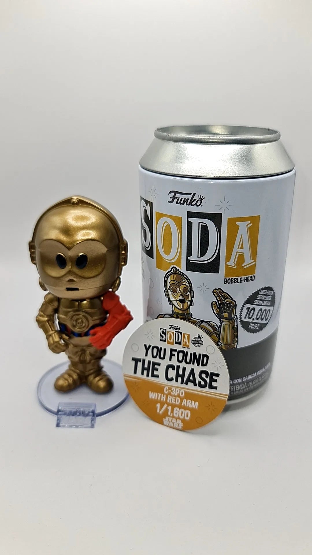 FUN63907 Star Wars - C-3P0 Chase Edition 1/1600 Soda Pop! Vinyl - Funko/Resale - Titan Pop Culture