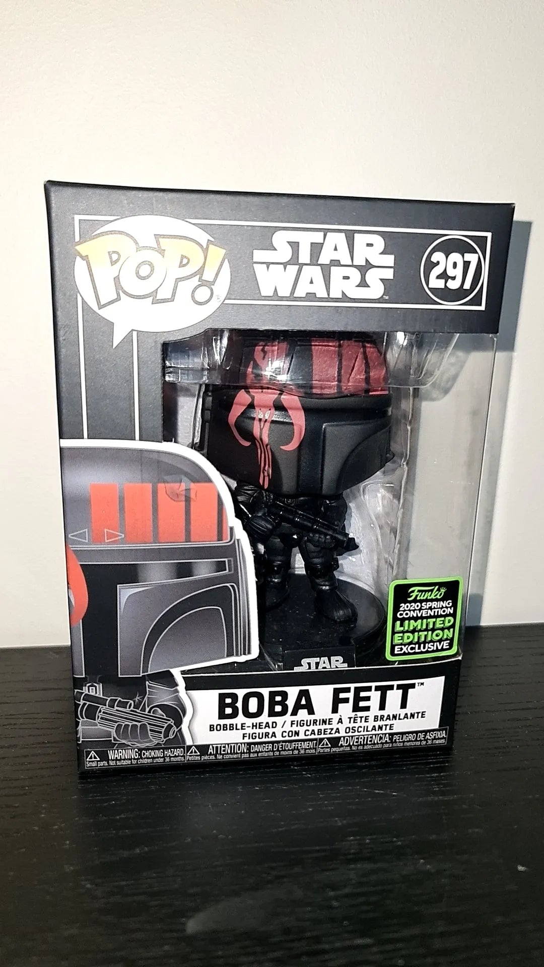 Funko POP! Vinyl Star Wars  - Boba Fett 2020 Spring Convention #297 Very Rare