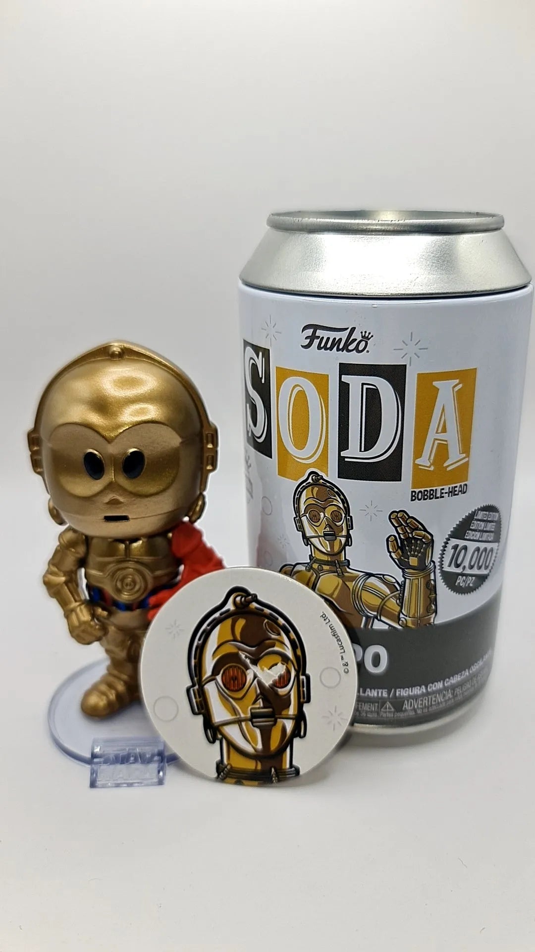 FUN63907 Star Wars - C-3P0 Chase Edition 1/1600 Soda Pop! Vinyl - Funko/Resale - Titan Pop Culture