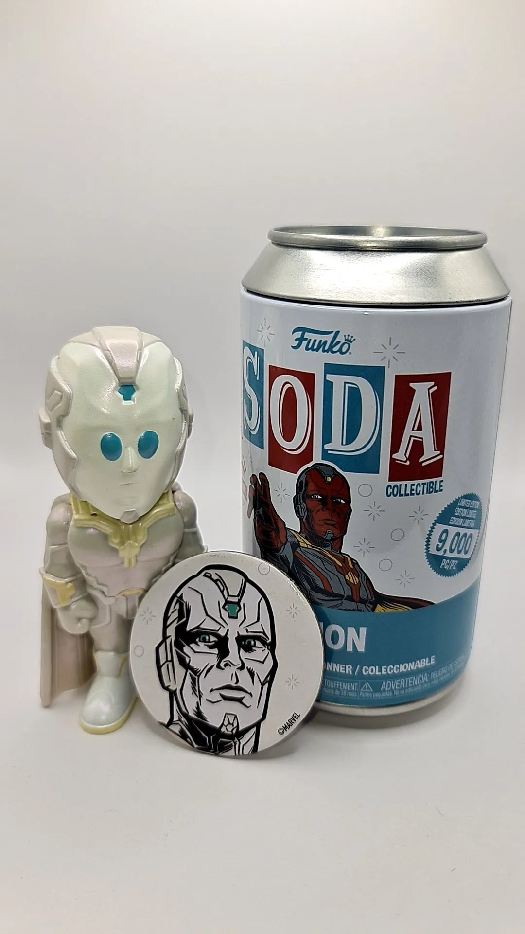 FUN63787 Marvel Avengers - Vision Chase Edition 1/1500 Soda Pop! Vinyl - Funko/Resale - Titan Pop Culture