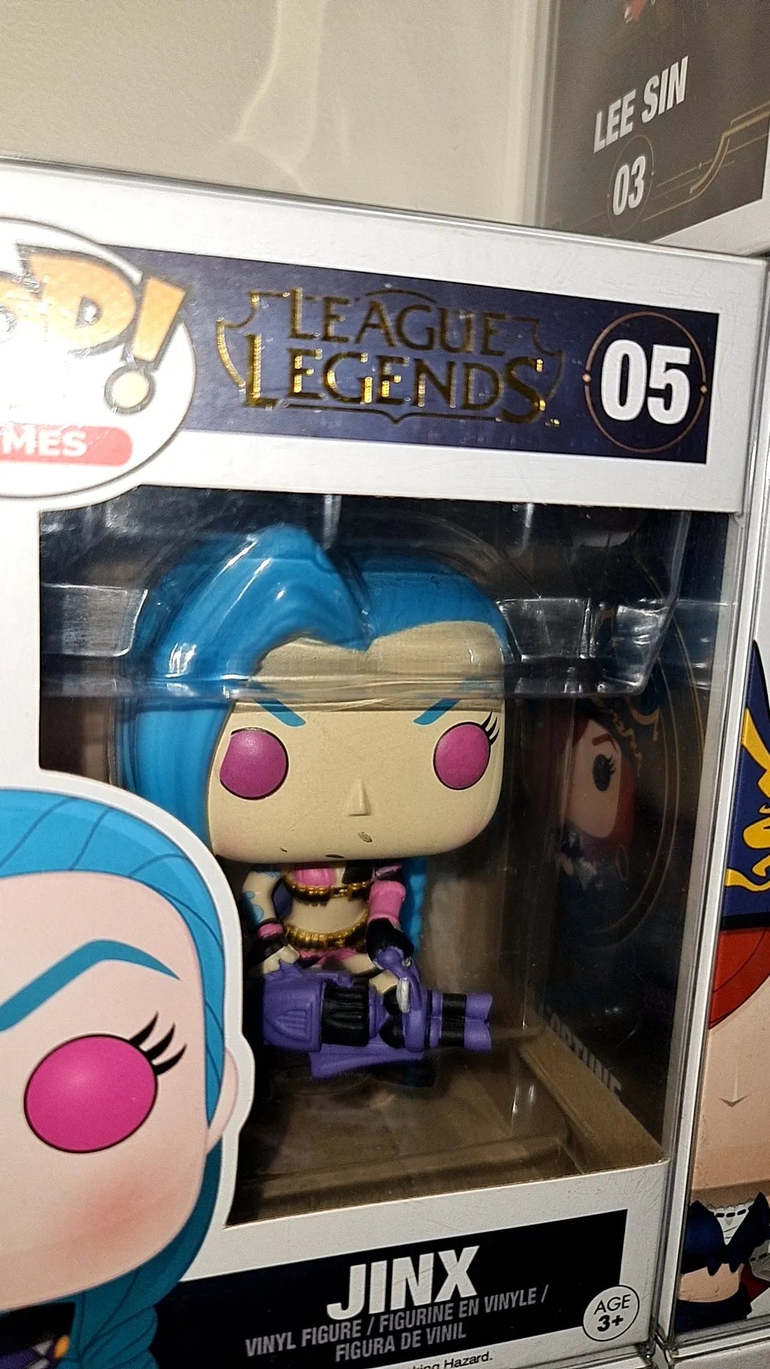 Funko Pop 乙烯基 - 英雄联盟系列（VI、Thresh、Ashe、Jinx、Braum、Miss Fortune、Lee Sin）非常罕见的拱形套装