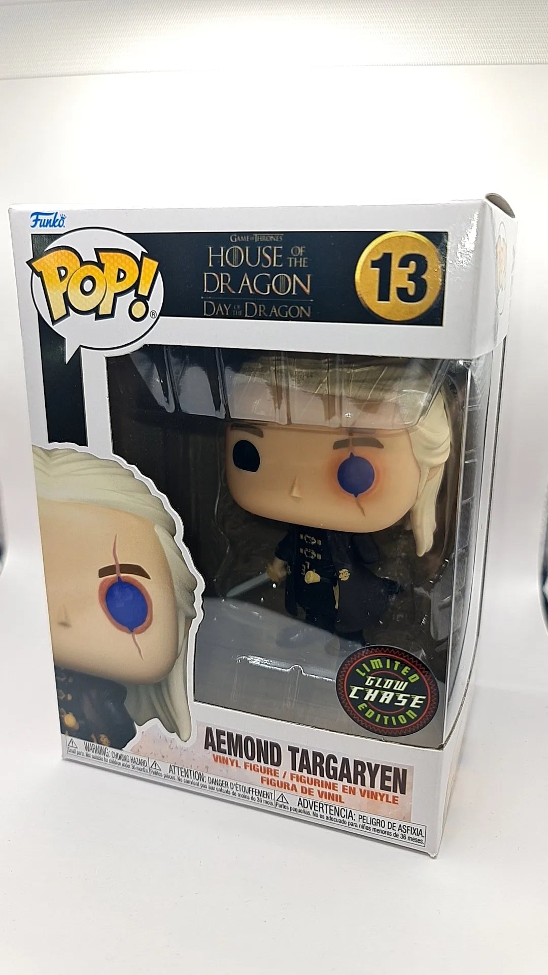 Juego de Tronos Casa del Dragón - Aemond Targaryen Chase Edition Pop! Vinilo