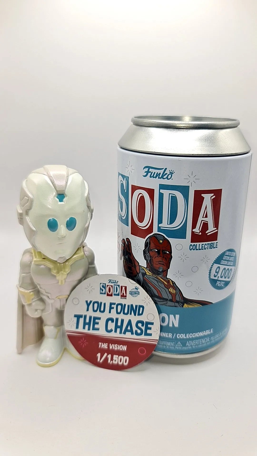 FUN63787 Marvel Avengers - Vision Chase Edition 1/1500 Soda Pop! Vinyl - Funko/Resale - Titan Pop Culture