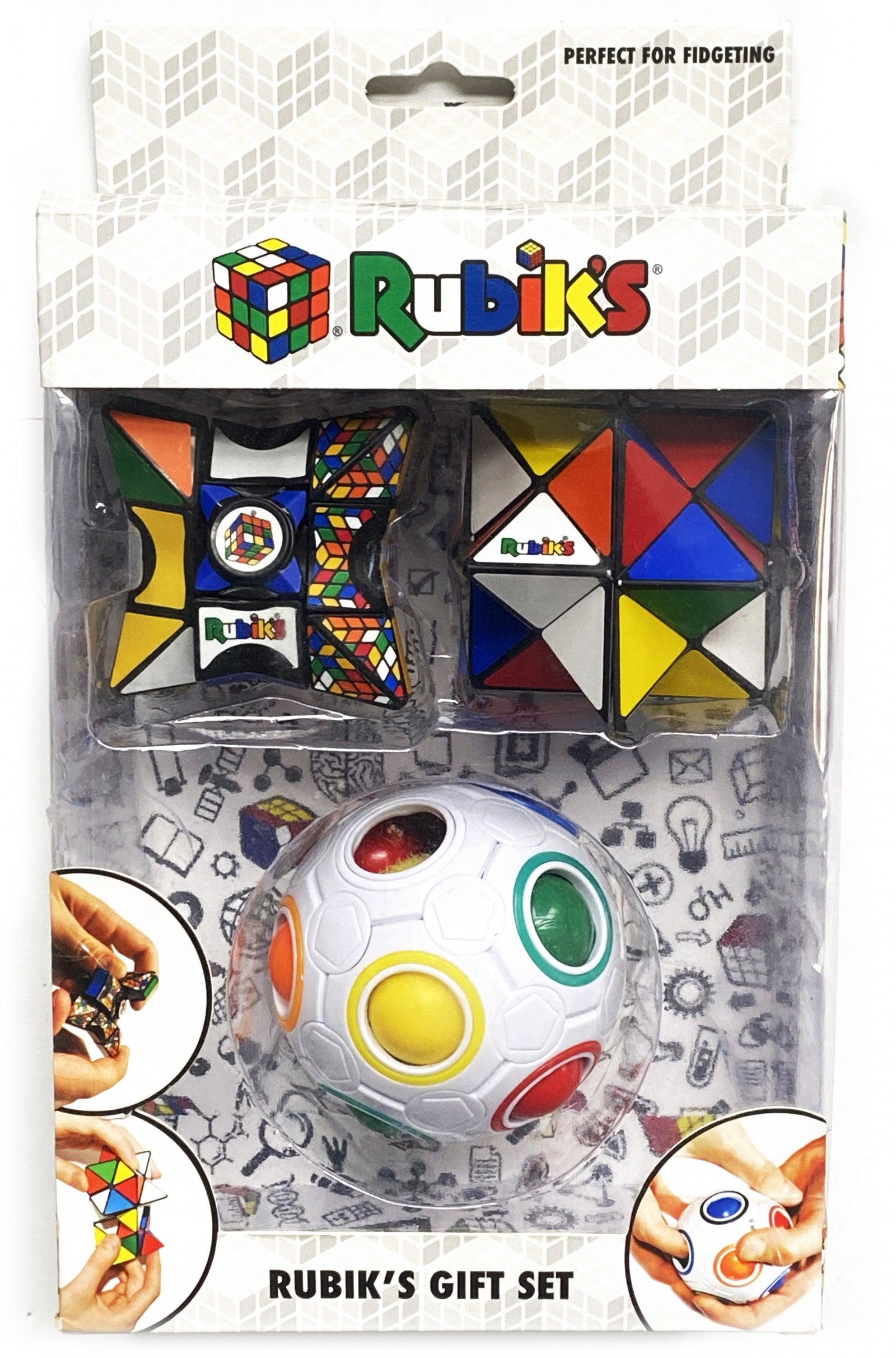 Rubiks Gift Set (Includes Rainbow Ball, Magic Star and Magic Star Spinner) Rubiks Titan Pop Culture