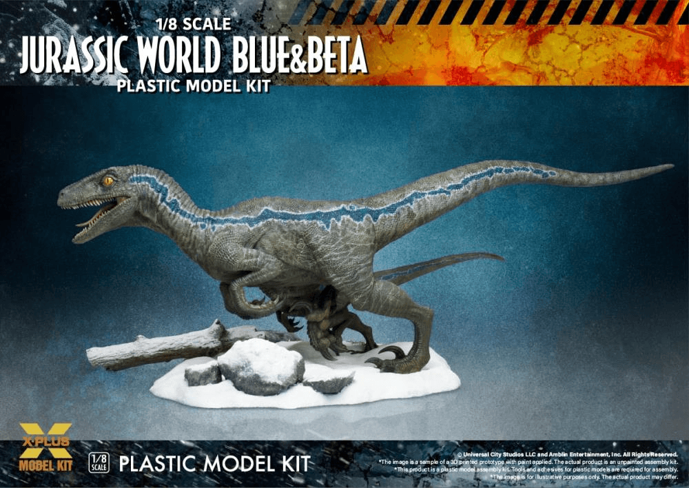 SAT411-200143TP Jurassic World 3 - Velociraptor Blue & Beta Model Kit - Star Ace Toys - Titan Pop Culture