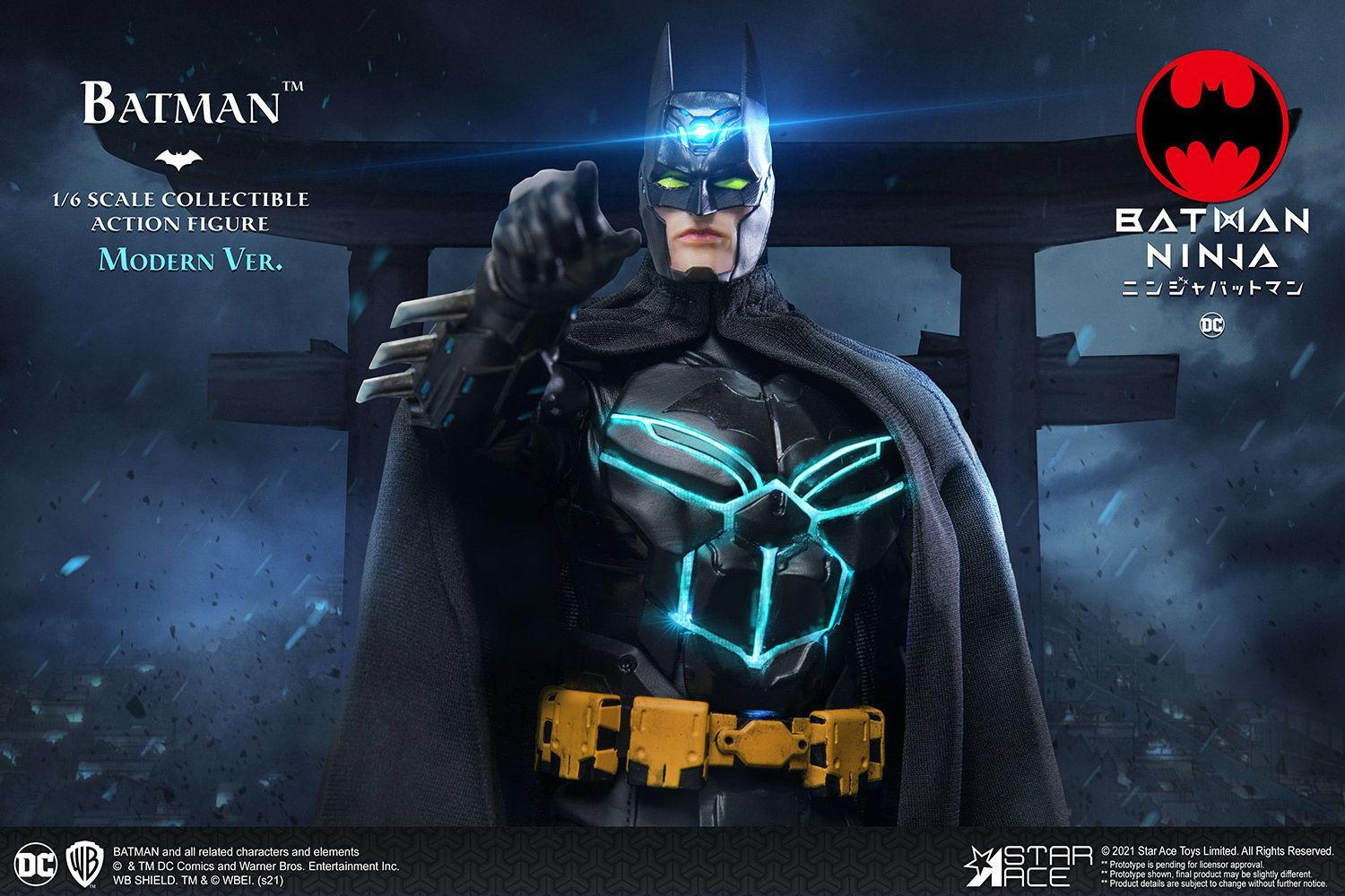 SATSA0103 Batman Ninja - Batman Modern Deluxe 1:6 Scale 12" Action Figure - Star Ace Toys - Titan Pop Culture