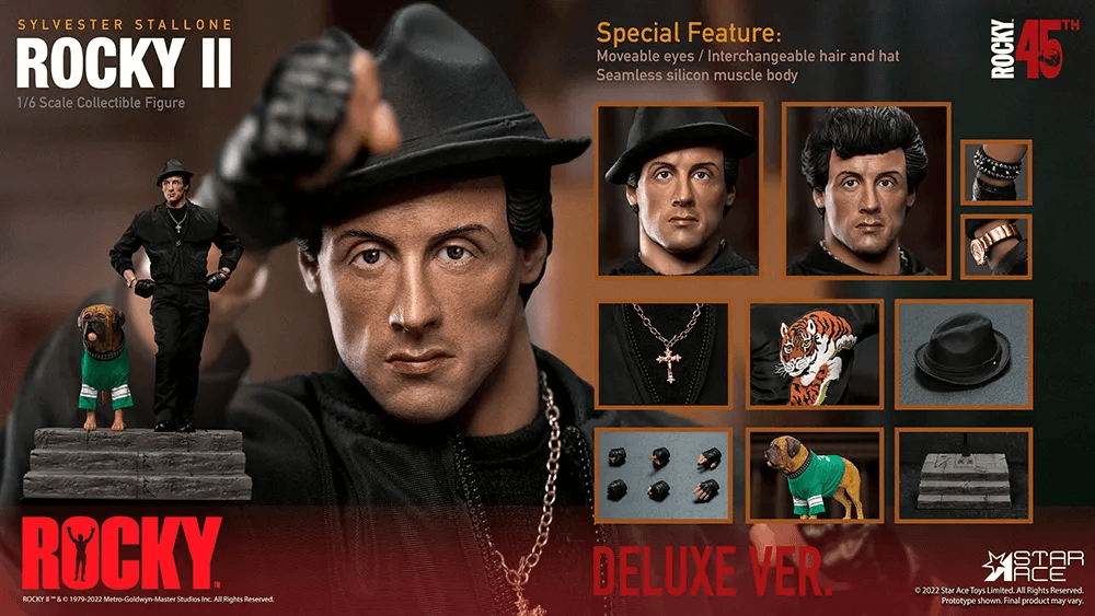 SATSA0117 Rocky 2 - Rocky Balboa Deluxe 1:6 Scale Action Figure - Star Ace Toys - Titan Pop Culture