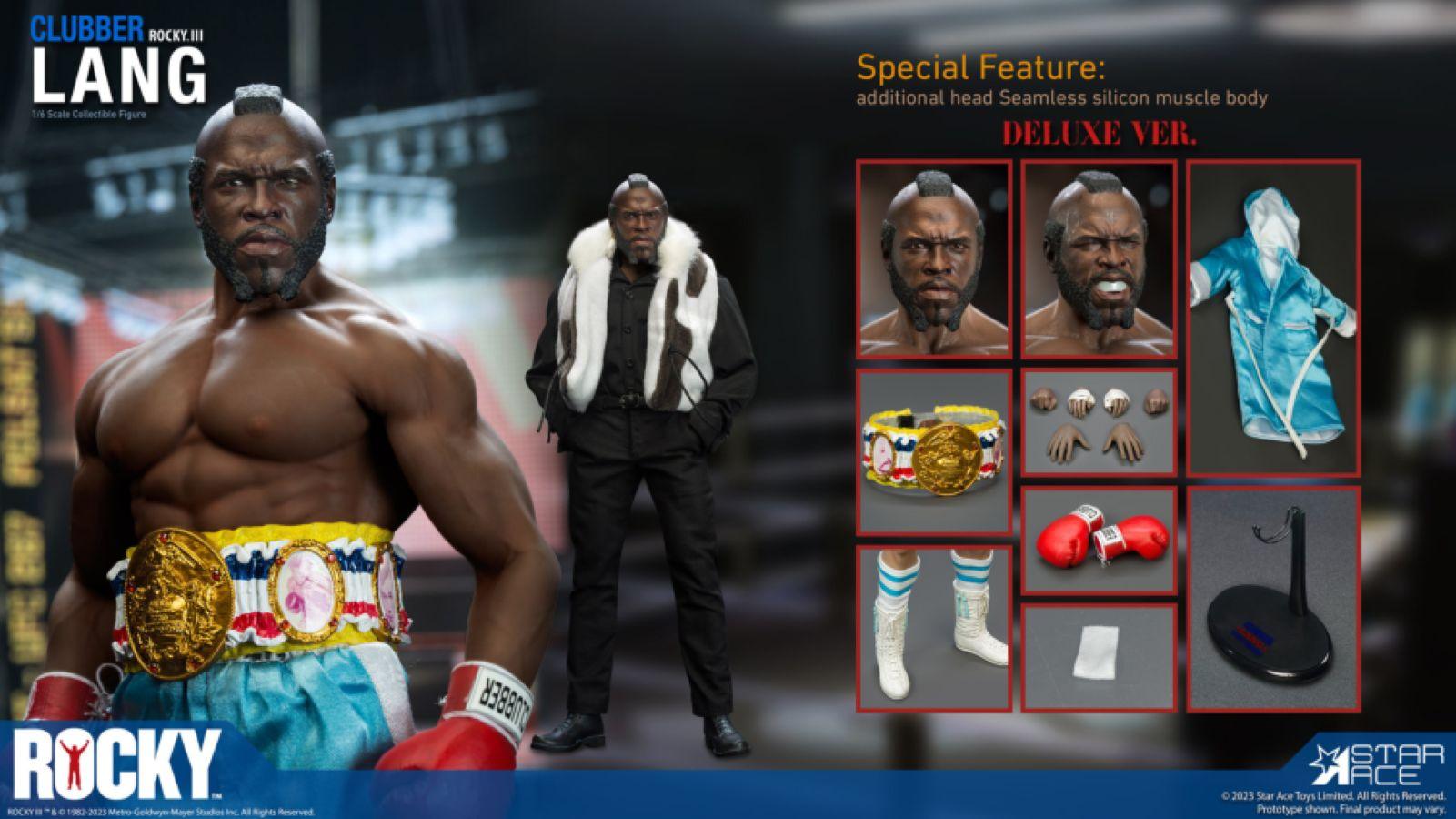 SATSA0136 Rocky 3 - Clubber Lang (Deluxe Version) 1:6 Scale Action Figure - Star Ace Toys - Titan Pop Culture