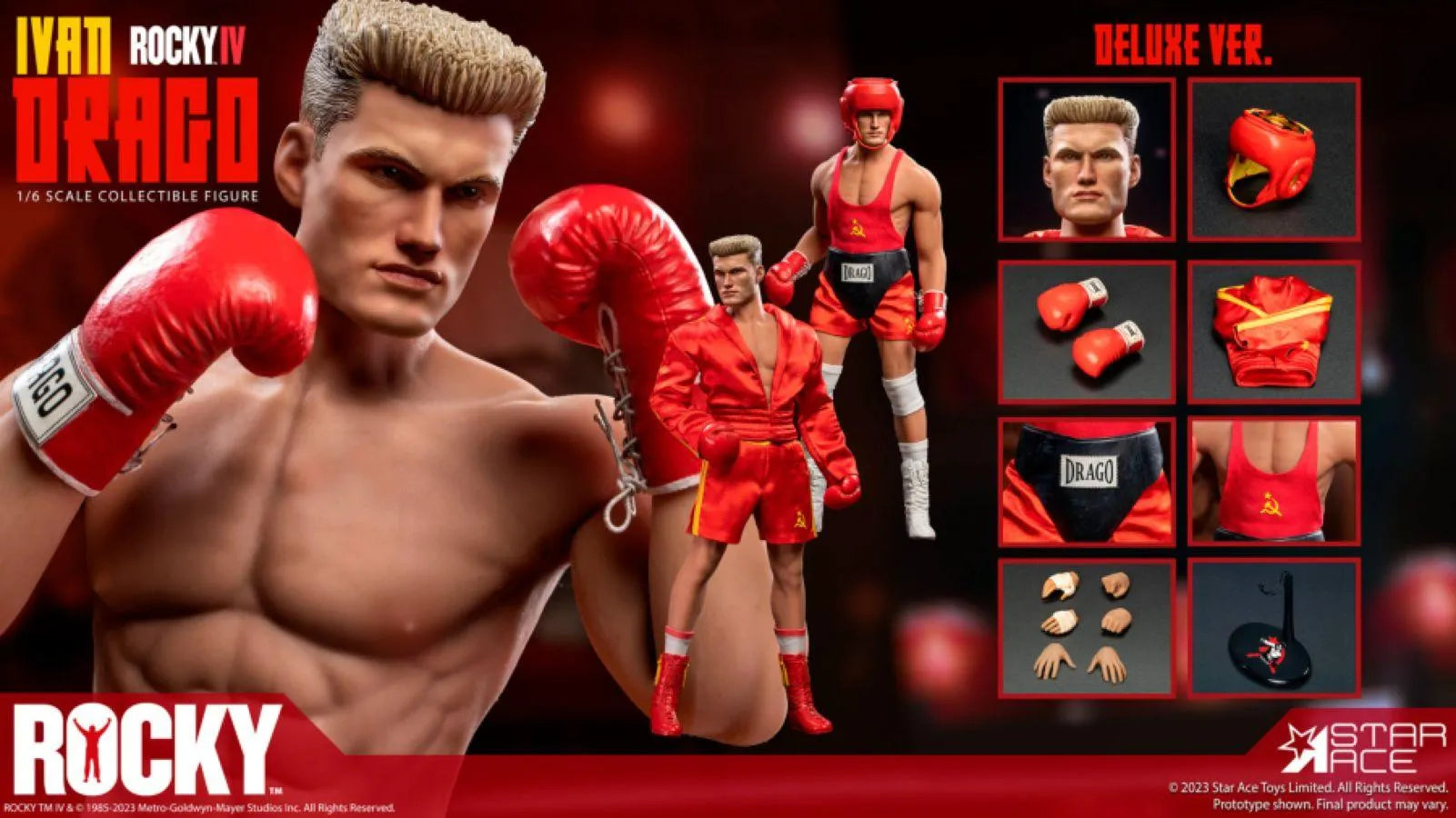 SATSA0138 Rocky 4 - Ivan Drago Deluxe 1:6 Figure - Star Ace Toys - Titan Pop Culture