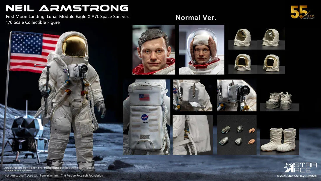 SATSA0141 Apollo 11 - Neil Armstrong 1:6 Scale Collectable Figure - Star Ace Toys - Titan Pop Culture