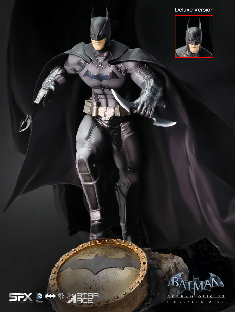 SATSA8045 Batman: Arkham Origins - Batman 2.0 Deluxe Statue - Star Ace Toys - Titan Pop Culture