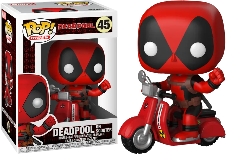 Deadpool (comics) - Deadpool with Scooter Pop! Ride