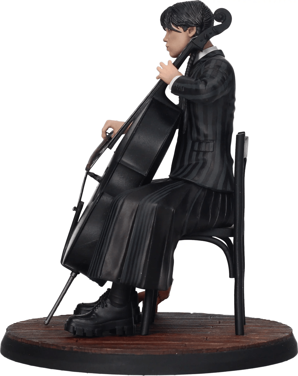 SDTMGM25971 Wednesday (TV) - Wednesday Addams with Cello Figure - SD Toys - Titan Pop Culture