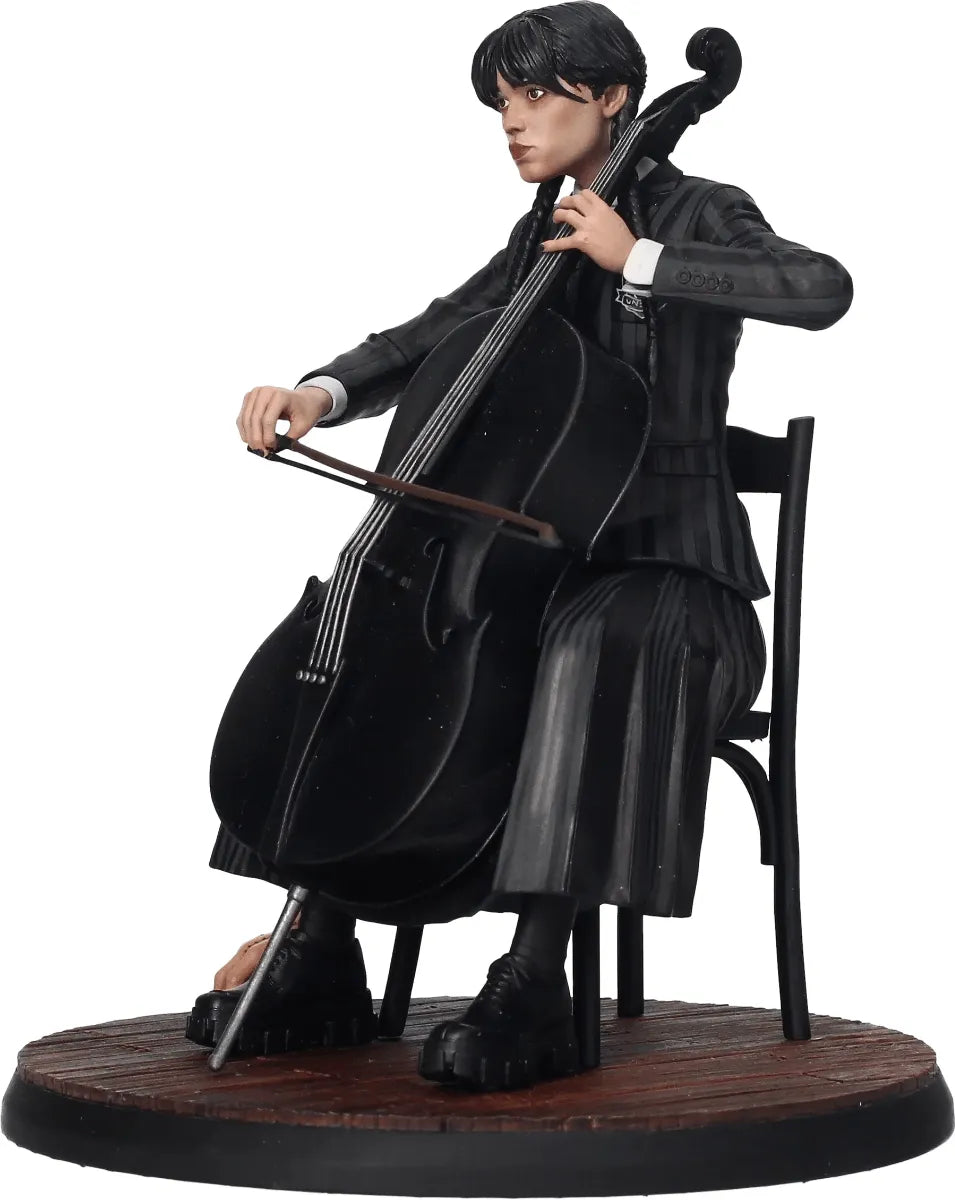 SDTMGM25971 Wednesday (TV) - Wednesday Addams with Cello Figure - SD Toys - Titan Pop Culture