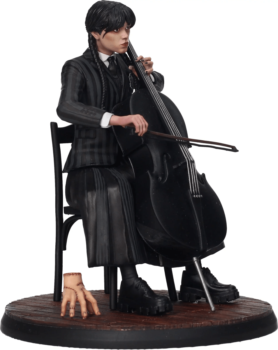 SDTMGM25971 Wednesday (TV) - Wednesday Addams with Cello Figure - SD Toys - Titan Pop Culture