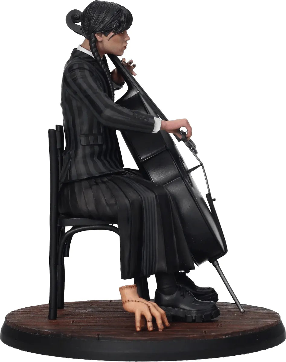 SDTMGM25971 Wednesday (TV) - Wednesday Addams with Cello Figure - SD Toys - Titan Pop Culture