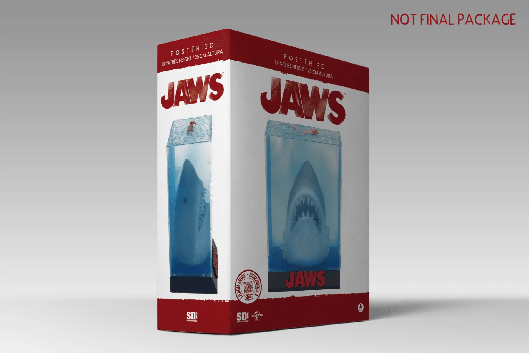SDTUNI22183 Jaws - Movie Poster 3D Diorama - SD Toys - Titan Pop Culture