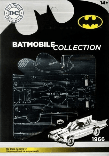 SDTWRN89643 Batman (1966) - Batmobile Metal Model Kit - SD Toys - Titan Pop Culture