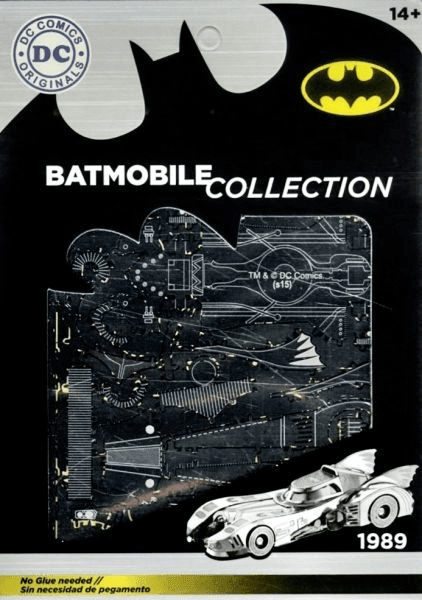 SDTWRN89644 Batman - Batmobile 1989 Metal Model Kit - SD Toys - Titan Pop Culture