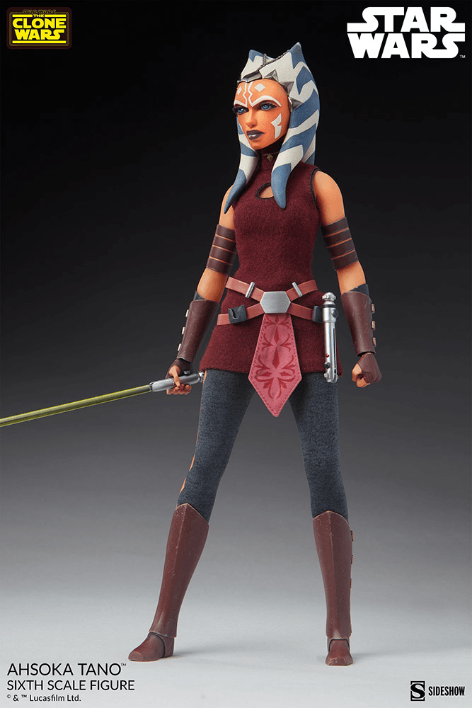 SID100444 Star Wars: The Clone Wars - Ahsoka Tano 1:4 Scale Action Figure - Sideshow Collectibles - Titan Pop Culture