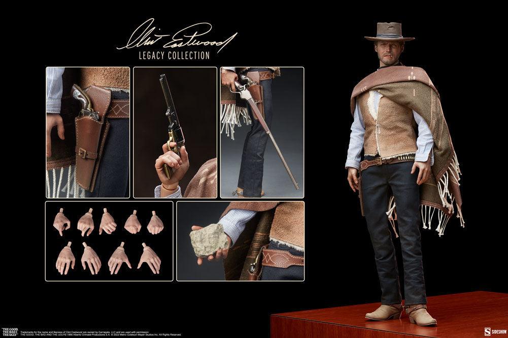 SID100451 Clint Eastwood - The Man With No Name 1:6 Scale Action Figure - Sideshow Collectibles - Titan Pop Culture