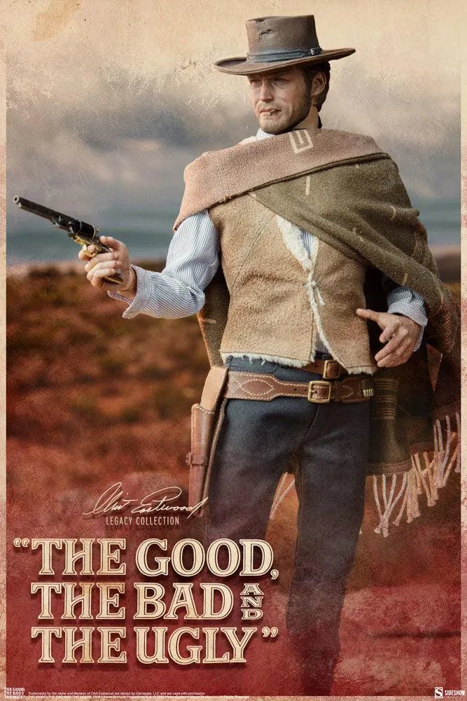 SID100451 Clint Eastwood - The Man With No Name 1:6 Scale Action Figure - Sideshow Collectibles - Titan Pop Culture