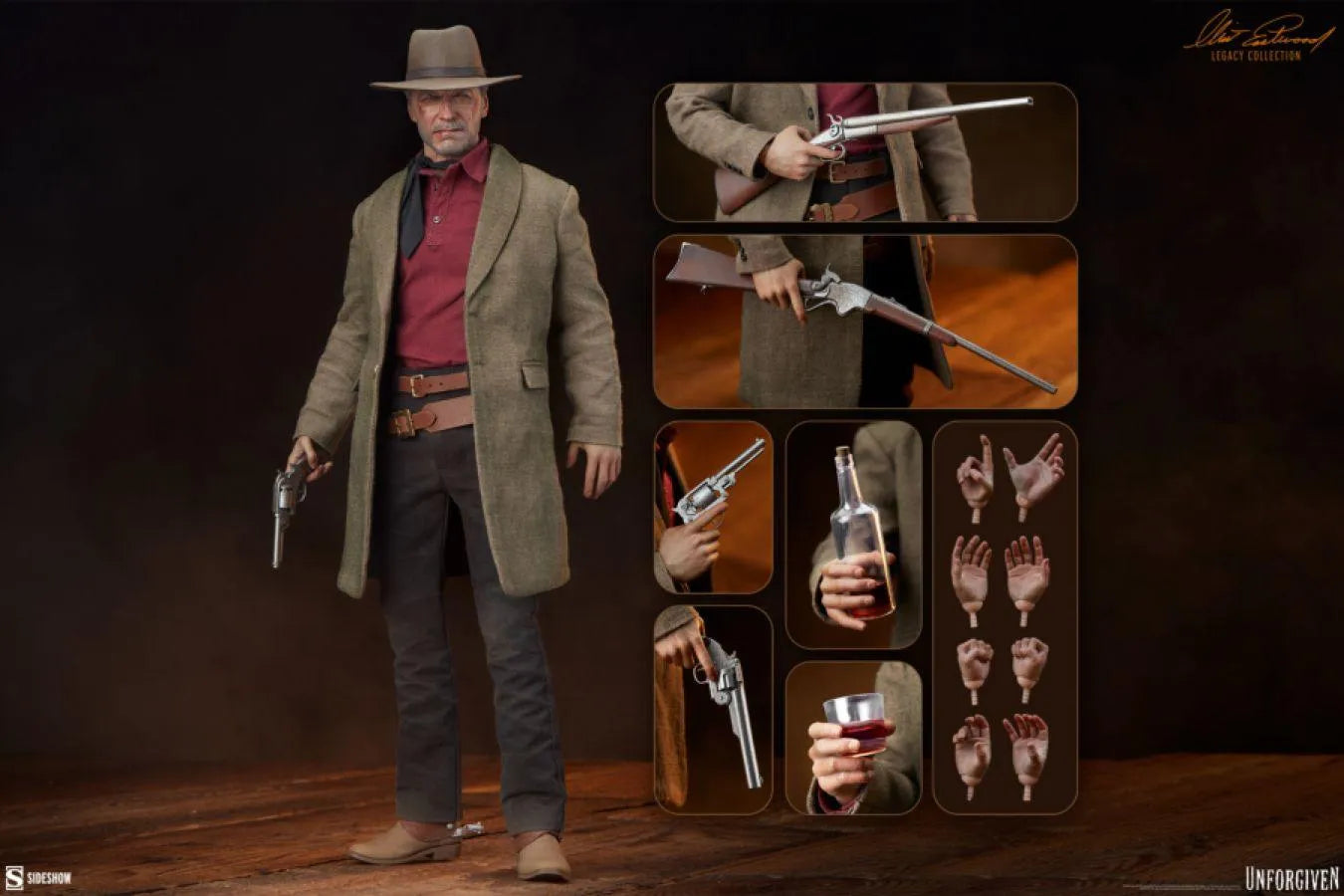 SID100478 Clint Eastwood - William Munny 1:6 Scale Figure - Sideshow Collectibles - Titan Pop Culture