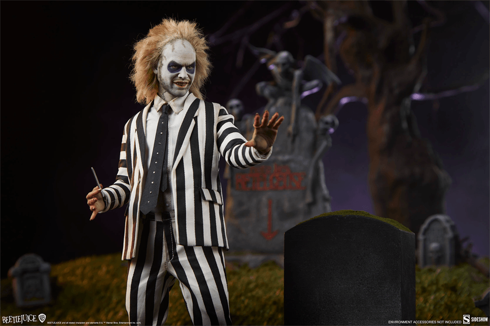 SID100490 Beetlejuice - Beetlejuice 1:6 Scale Collectable Action Figure - Sideshow Collectibles - Titan Pop Culture