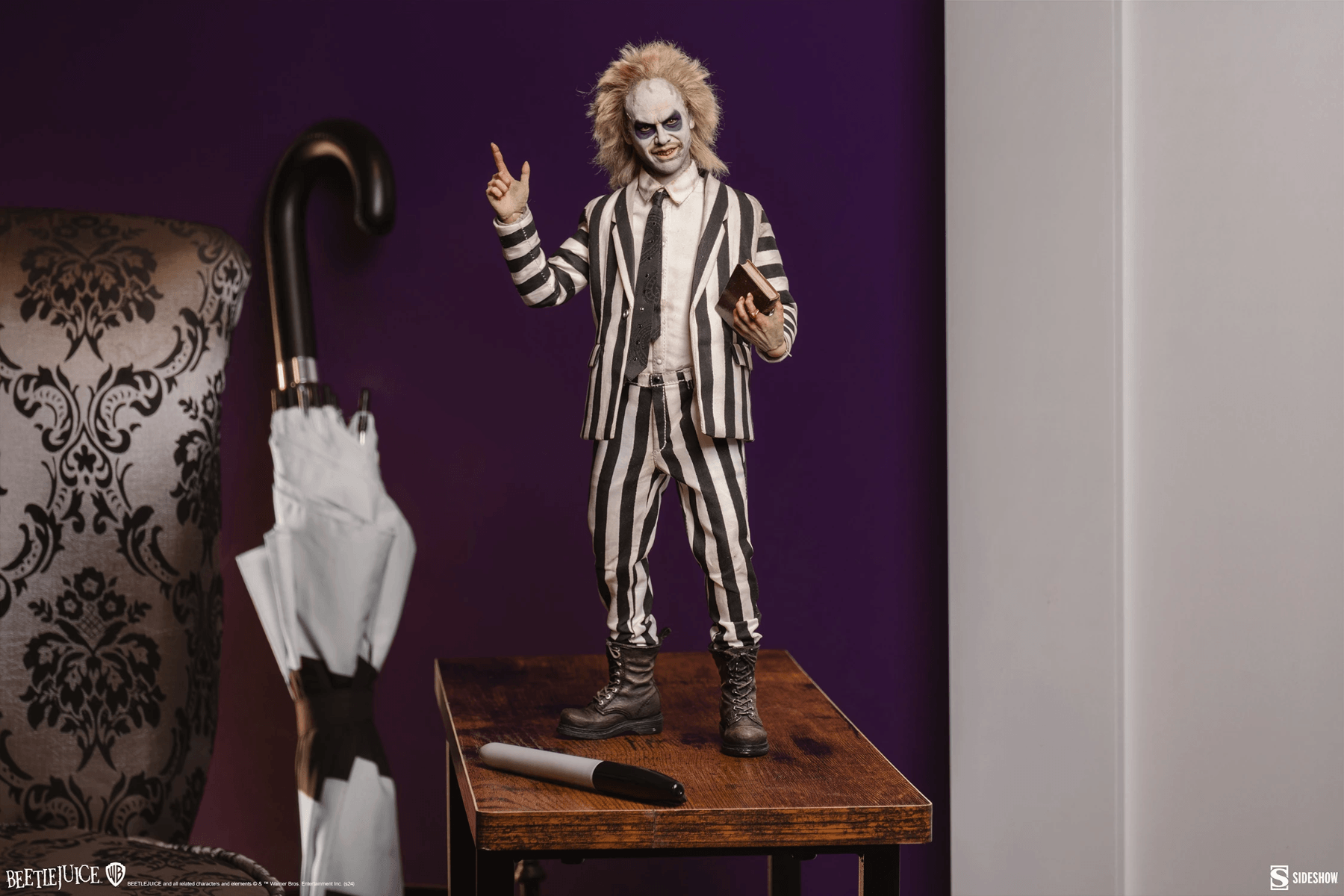 SID100490 Beetlejuice - Beetlejuice 1:6 Scale Collectable Action Figure - Sideshow Collectibles - Titan Pop Culture