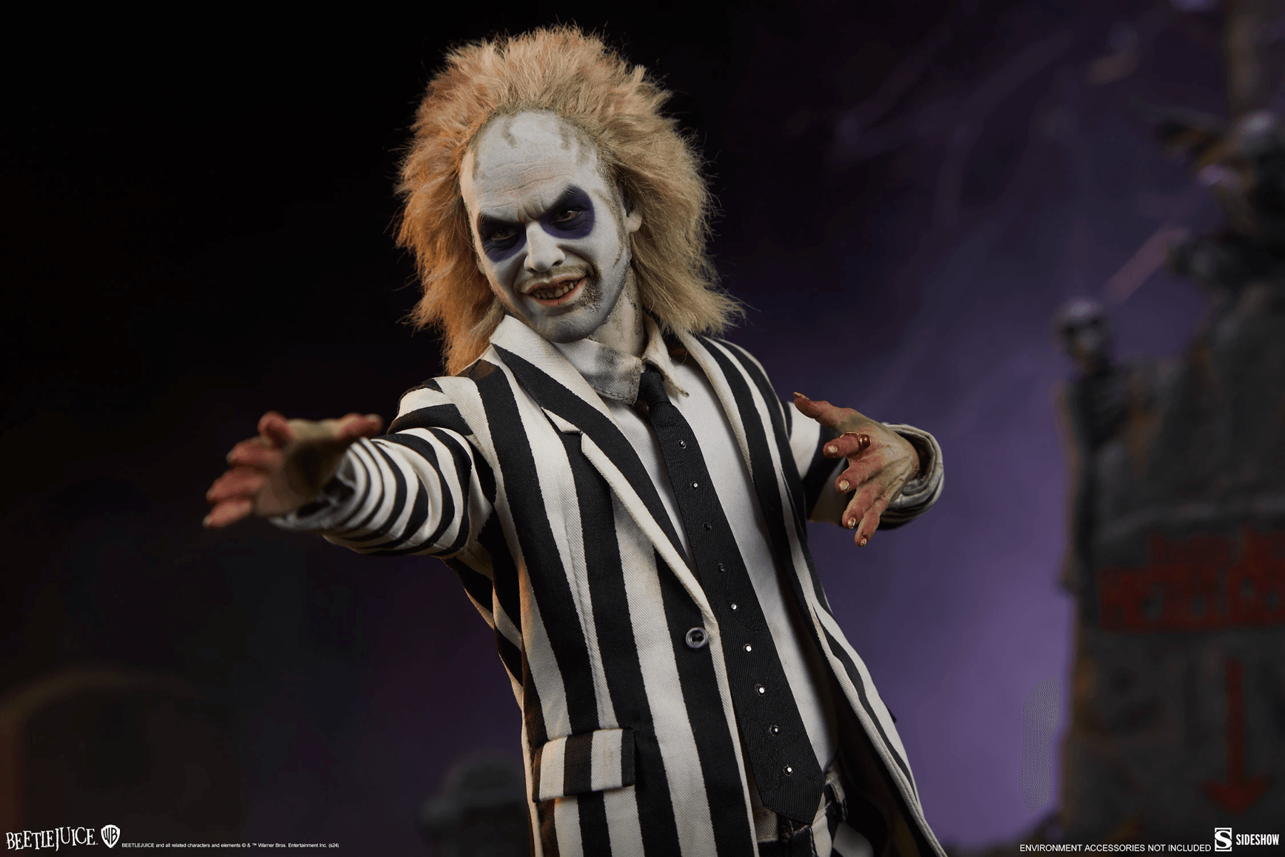 SID100490 Beetlejuice - Beetlejuice 1:6 Scale Collectable Action Figure - Sideshow Collectibles - Titan Pop Culture