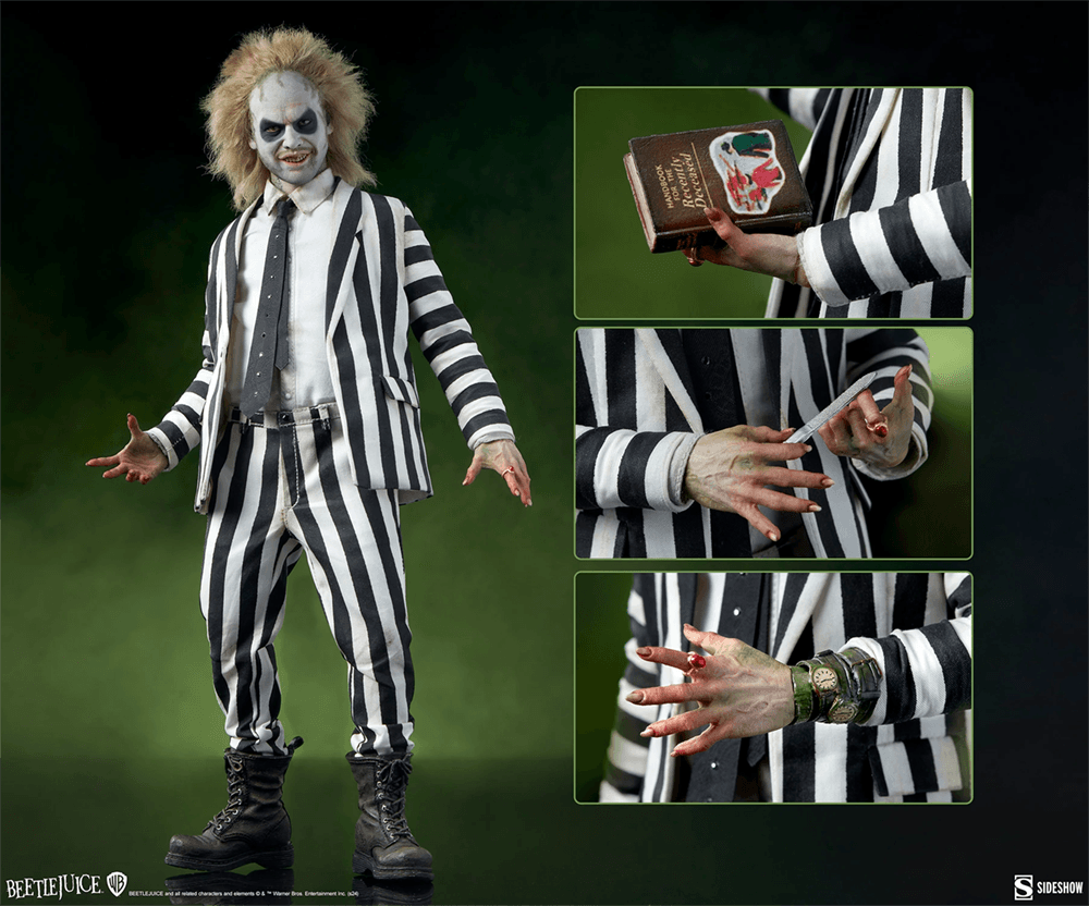 SID100490 Beetlejuice - Beetlejuice 1:6 Scale Collectable Action Figure - Sideshow Collectibles - Titan Pop Culture