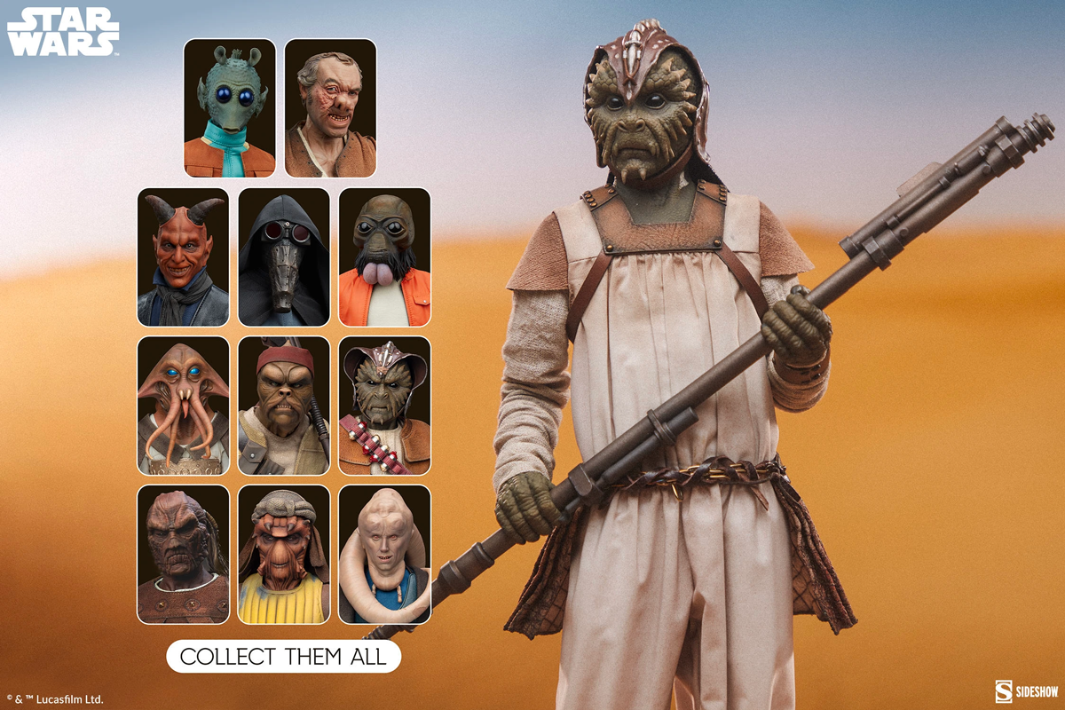 Star Wars - Figura de acción coleccionable de Klaatu a escala 1:6