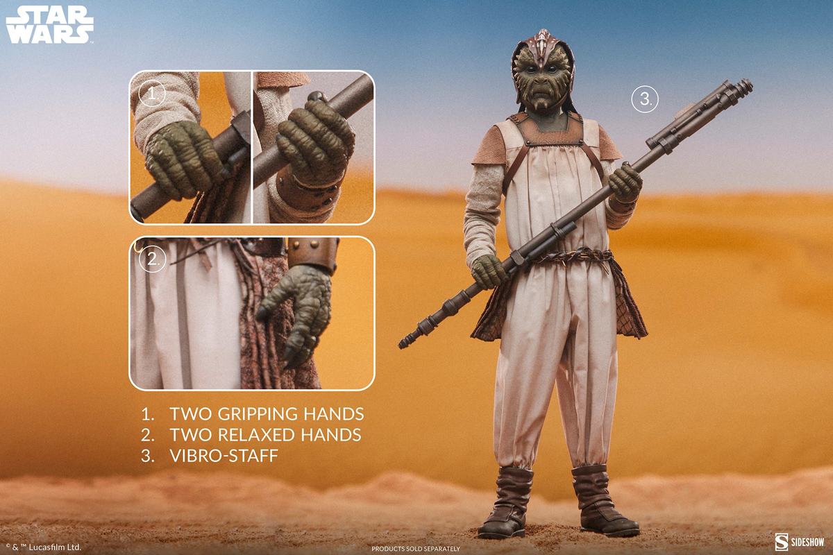 Star Wars - Figura de acción coleccionable de Klaatu a escala 1:6