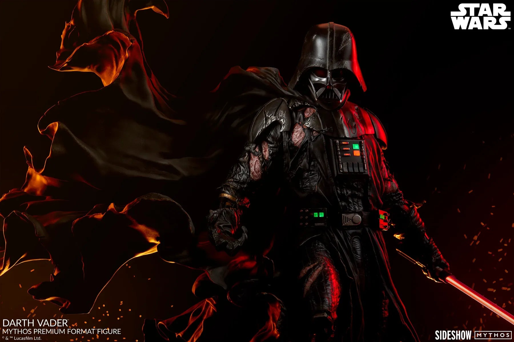 Estatua de formato premium de Star Wars: Darth Vader Mythos