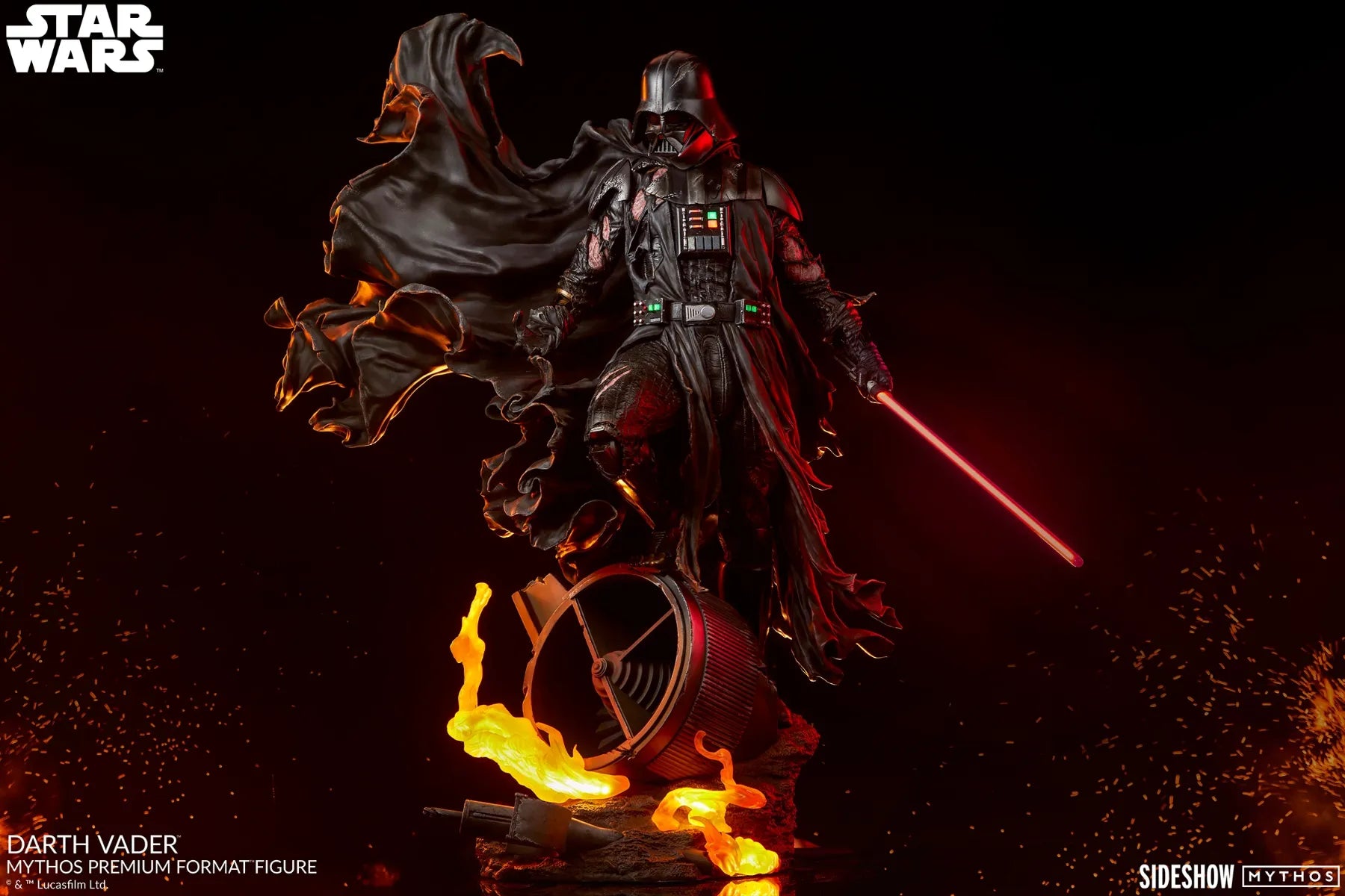 Estatua de formato premium de Star Wars: Darth Vader Mythos