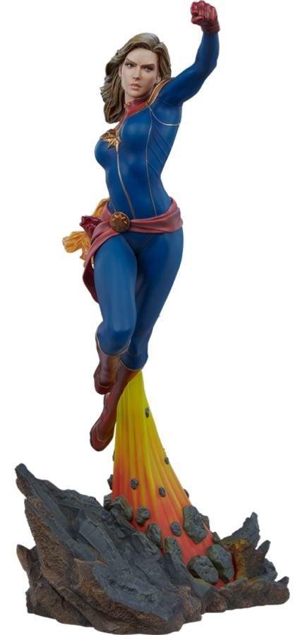 SID200573 Captain Marvel - Captain Marvel Statue - Sideshow Collectibles - Titan Pop Culture