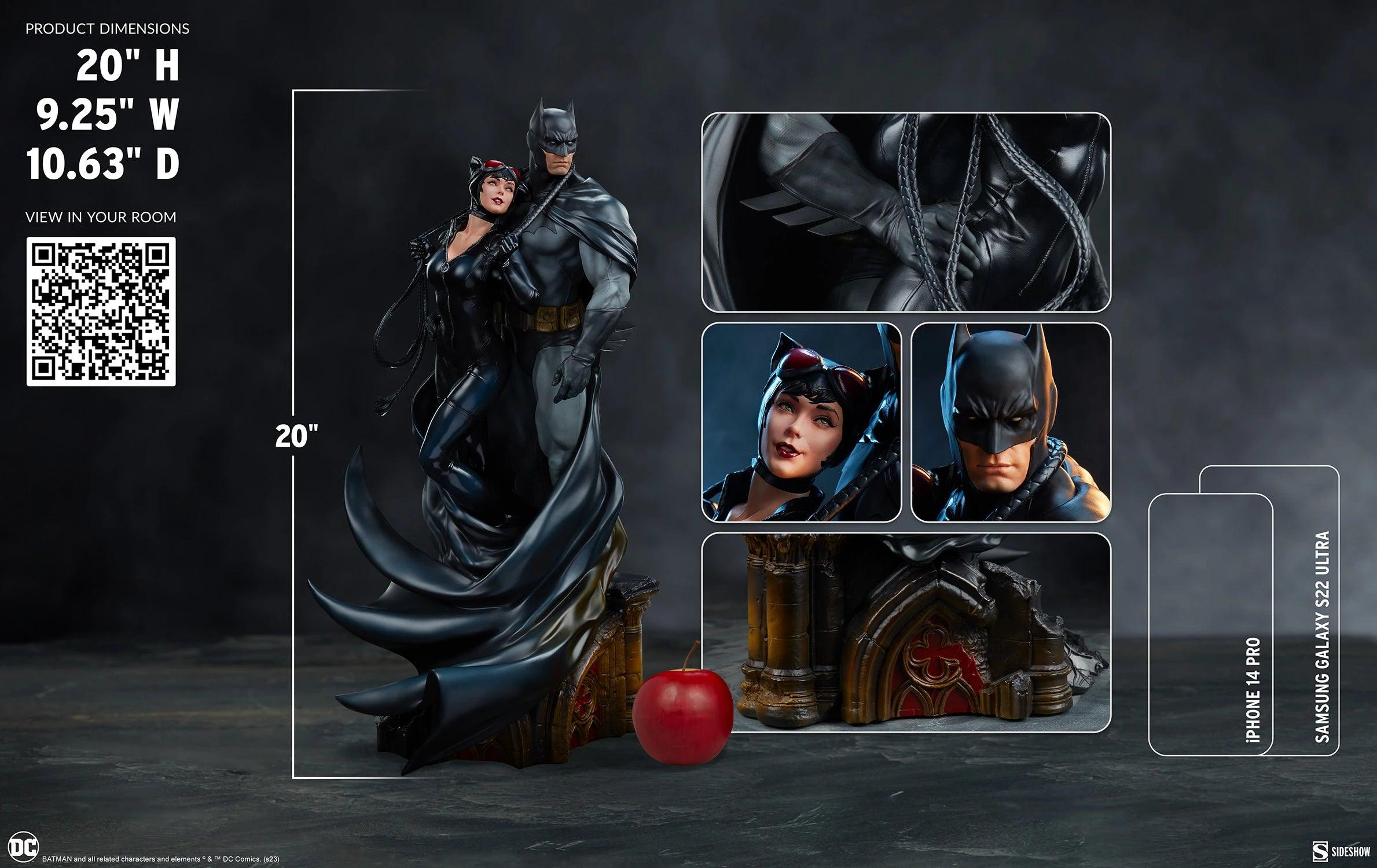 SID200618 DC Comics - Batman & Catwoman Diorama - Sideshow Collectibles - Titan Pop Culture