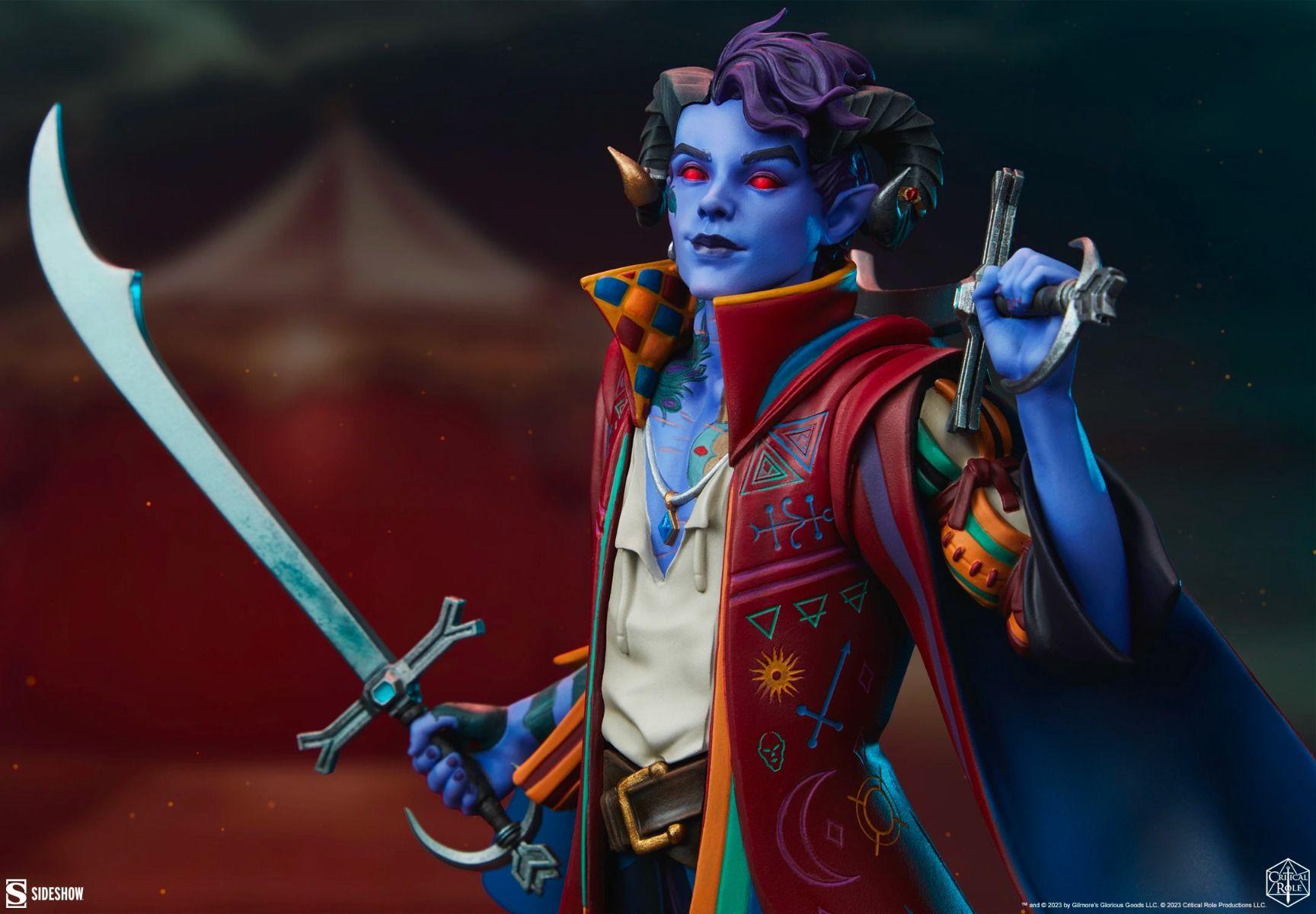 SID200628 Critical Role - Mollymauk Tealeaf Mighty Nein Statue - Sideshow Collectibles - Titan Pop Culture