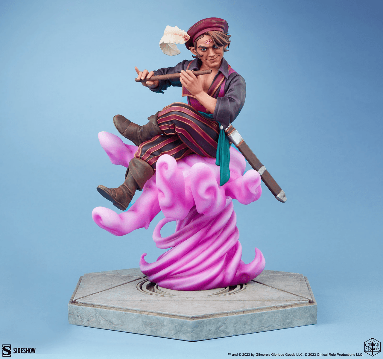 SID200636 Critical Role - Scanlan Shorthalt (Vox Machina) Statue - Sideshow Collectibles - Titan Pop Culture